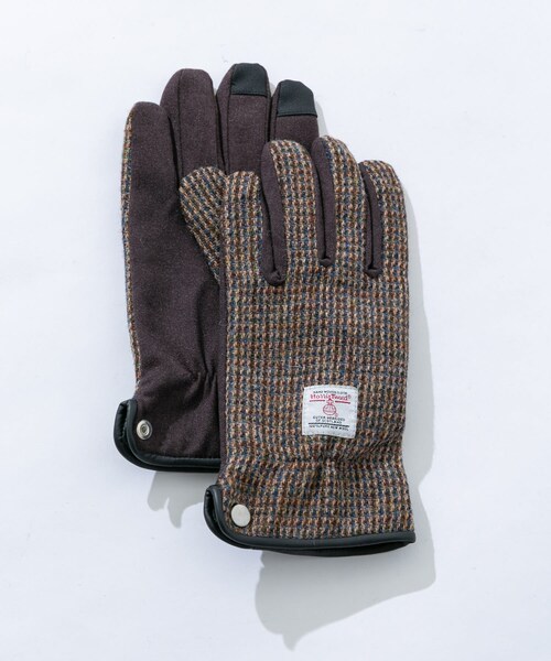 URBAN RESEARCH Sonny Label（アーバンリサーチサニーレーベル）の「HARRIS TWEEDグローブ（ベルト・メンズ・チャコール/ネイビー/ブラウン・One）」の2枚目の写真