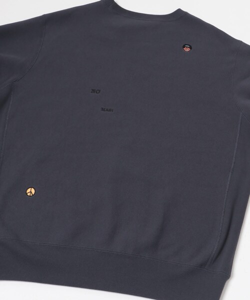 URBAN RESEARCH（アーバンリサーチ）の「『別注』LOWERCASE×Champion　LCリバースウィーブbyFACEOKA（スウェット・メンズ・レッド/シルバー/ブラック/ダークネイビー/オフブラック・M/L/XL/XXL）」の21枚目の写真