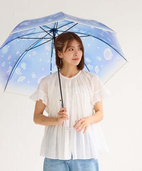 ROPE' PICNIC（ロペピクニック）の「【えのすい×Wpc.】アンブレラ（長傘・レディース・ブルー/サックス・F）」の16枚目の写真