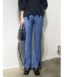 EMODA | スイッチングラインフレアパンツ(その他パンツ)