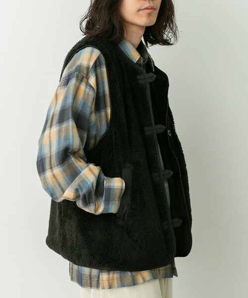 URBAN RESEARCH Sonny Label（アーバンリサーチサニーレーベル）の「ARMY TWILL　Weather Reversible Vest（ベスト・メンズ・GRAY/BLACK/KHAKI・M/L）」の10枚目の写真