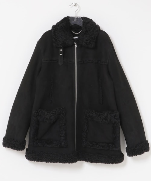 URBAN RESEARCH(アーバンリサーチ)の「Maison Margiela SPORTSJACKET SY1422(ムートンコート・メンズ・124Ddesert/900 Black・48)」の1枚目の写真