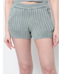 GYDA | 【SETUP着用可】ブリーチワイドリブニットショーパン(その他パンツ)