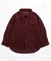 nissen | 【セットアップ対応】コーデュロイシャツジャケット（子供服　男の子・女の子）(ジャケット/アウター)