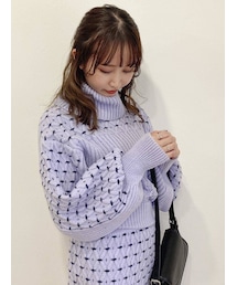 dazzlin | フラワーアートセットニットトップス(ニット/セーター)