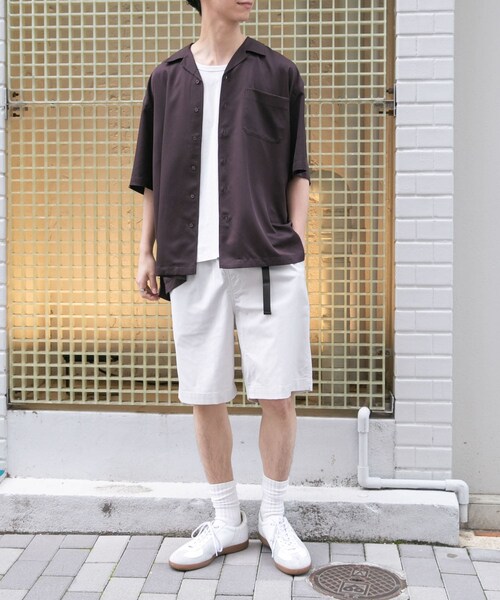 URBAN RESEARCH DOORS（アーバンリサーチドアーズ）の「FORK&SPOON　TEC LINENショートパンツ（その他パンツ・メンズ・BLACK/DARK BLUE/LIGHT GRAY・4/5）」の15枚目の写真