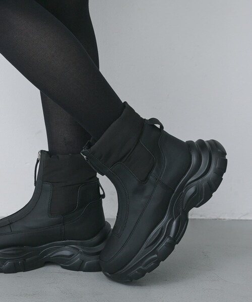 SENSE OF PLACE by URBAN RESEARCH（センスオブプレイスバイアーバンリサーチ）の「スノーブーツ（その他シューズ・レディース・BLACK/IVORY・S/M/L）」の4枚目の写真