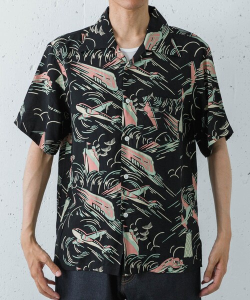 URBAN RESEARCH(アーバンリサーチ)の「NEXUSVII. TRANSPORTATION(シャツ/ブラウス・メンズ・BLACK/OLIVE・46/48)」の4枚目の写真