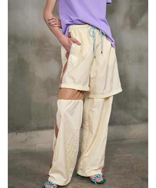 Pameo pose 【TRAPEZE】NYLON SHAKA PANTS Pameo pose 【TRAPEZE】NYLON SHAKA PANTS