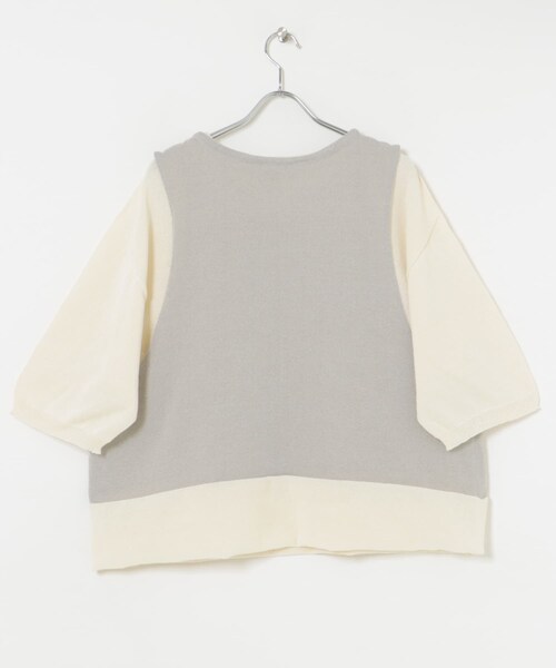 THE GOODLAND MARKET（ザグッドランドマーケット）の「master key　ORIGAMI（ニット/セーター・メンズ・WHTxGRY/BEGxGRN/BLK/NVY・FREE）」の16枚目の写真