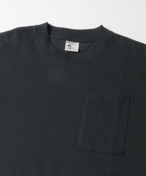 URBAN RESEARCH（アーバンリサーチ）の「RELAX FIT　リブTシャツ（Tシャツ/カットソー・メンズ・BLACK/WHITE/ASH/BROWN/L BLUE・FREE）」の16枚目の写真