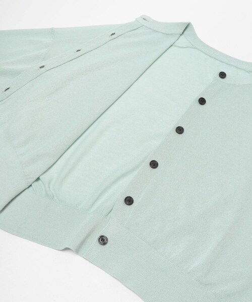 ITEMS URBANRESEARCH（アイテムズ アーバンリサーチ）の「『UVカット/接触冷感』エアリークルーネックカーディガン（カーディガン/ボレロ・レディース・BEG/MNT/NVY/PNK・Free）」の22枚目の写真