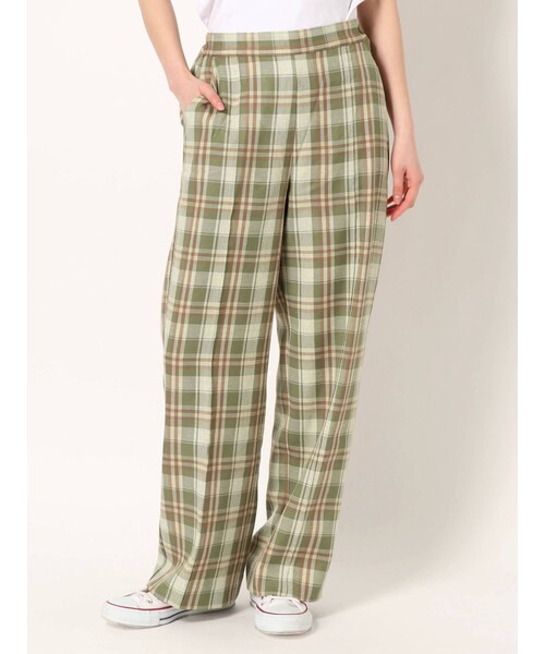 jouetie（ジュエティ）の「【WEB限定・セットアップ対応】センタータックストレートパンツ（その他パンツ・レディース・パープル/ベージュ/ブラック/ミックス・M）」の4枚目の写真