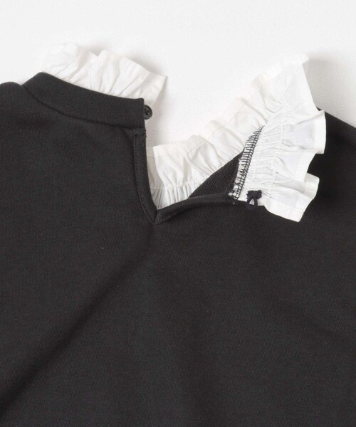 ITEMS URBANRESEARCH(アイテムズ アーバンリサーチ)の「フリルドッキングスウェット(スウェット・レディース・杢GRY/BLK・FREE)」の13枚目の写真