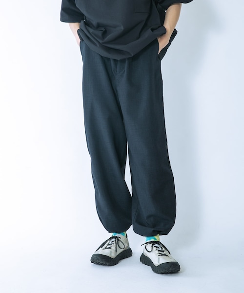 EKAL(エカル)の「『UR TECH DRYLUXE/吸水速乾/接触冷感』ハイツイストトラウザー(その他パンツ・メンズ・ブルーグレー/グレー/ネイビー・M/L)」の3枚目の写真