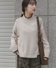 ITEMS URBANRESEARCH（アイテムズ アーバンリサーチ）の「『洗濯可/静電気防止』ハイショクハイネックニット（ニット/セーター）」