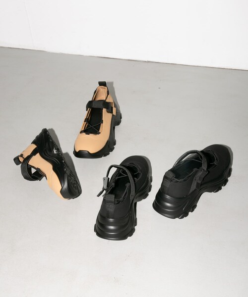 KBF（ケイビーエフ）の「バレエスニーカー（スニーカー・レディース・BLACK/BEIGE・36/37/38）」の16枚目の写真