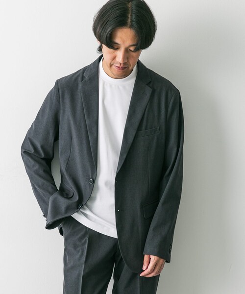 URBAN RESEARCH DOORS(アーバンリサーチドアーズ)の「『イージーケア/速乾』LIFE STYLE TAILOR ウォッシャブルアクティブジャケット(テーラードジャケット・メンズ・KHAKI/NAVY/GRAY・S/M/L/XL)」の6枚目の写真