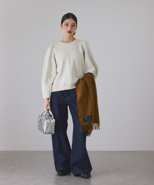 ADAM ET ROPE'（アダムエロペ）の「【サステナブル】ロゴスクエアボストンバッグ（ボストンバッグ・レディース・ブラック/ブラウン/シルバー・F）」の16枚目の写真