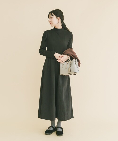 ITEMS URBANRESEARCH(アイテムズ アーバンリサーチ)の「『イージーケア』マルチWAYダンボールカーディガンワンピース(ワンピース・レディース・GRY/BRN・Free)」の21枚目の写真