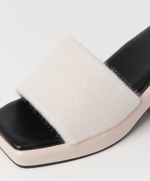 KBF（ケイビーエフ）の「ウェッジソールミュール∴（サンダル・レディース・IVORY/KHAKI/NAVY・M/L）」の6枚目の写真