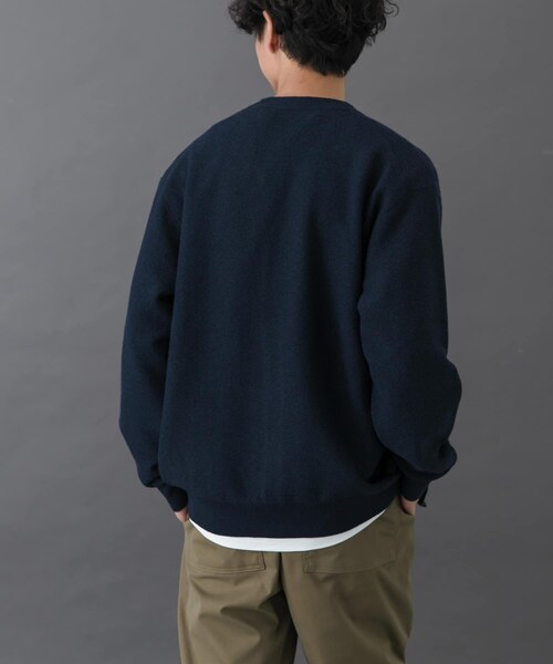 URBAN RESEARCH DOORS(アーバンリサーチドアーズ)の「FORK&SPOON PROVORONE Vネックカーディガン(カーディガン/ボレロ・メンズ・NAVY/CHARCOAL・4/5)」の14枚目の写真