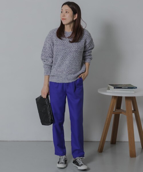 URBAN RESEARCH Sonny Label（アーバンリサーチサニーレーベル）の「TRカラーストレートパンツ（その他パンツ・レディース・ブルー/ブラック/ピンク・36/38）」の19枚目の写真