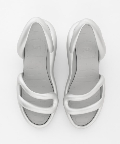 THE GOODLAND MARKET（ザグッドランドマーケット）の「CAMPER　Kobarah Bio Metallic（サンダル・レディース・045silver/046RED・37/38/39）」の19枚目の写真