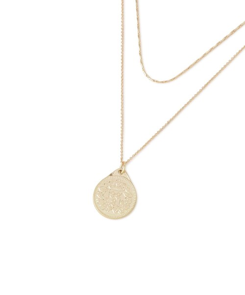 ROPE' PICNIC(ロペピクニック)の「コインモチーフ Wチェーンネックレス(ネックレス・レディース・ゴールド/シルバー・F)」の10枚目の写真