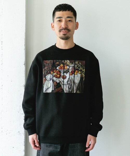 URBAN RESEARCH DOORS(アーバンリサーチドアーズ)の「セザンヌ アートプリント裏起毛スウェット(スウェット・メンズ・GRAY/BLACK・M/L)」の12枚目の写真