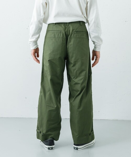 URBAN RESEARCH（アーバンリサーチ）の「blurhmsROOTSTOCK　DOUBLE-KNEE TROUSERS（その他パンツ・メンズ・KHAKI/OFF・2/3）」の14枚目の写真