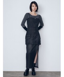 EMODA | 2WAY レングスデニムワンピース(ワンピース)