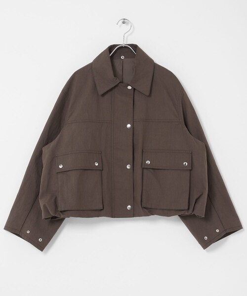 KBF（ケイビーエフ）の「2WAYカラーバルーンブルゾン（ブルゾン・レディース・SMOKYBEIGE/KHAKI/BROWN・One）」の16枚目の写真