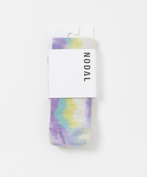 EKAL(エカル)の「NODAL TIE DYE LONG SOCKS(その他アンダーウェア/インナー・メンズ・ORANGE/PURPLE/GREEN/PINK・One)」の8枚目の写真