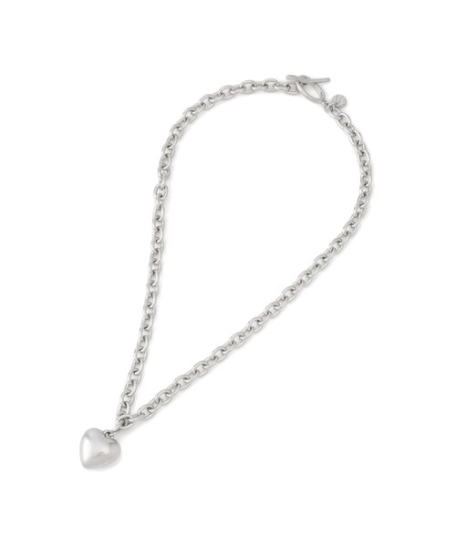 VIS（ビス）の「ハートボリュームチェーンネックレス（ネックレス・レディース・ゴールド/シルバー・F）」の9枚目の写真