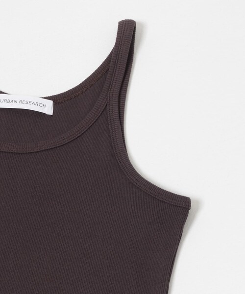 URBAN RESEARCH（アーバンリサーチ）の「『MADE IN JAPAN』リブタンクトップ（タンクトップ・レディース・SILVER/WHITE/BLUE GRAY/CHARCOAL・FREE）」の14枚目の写真