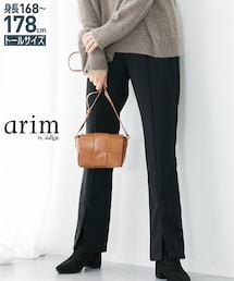 nissen | 高身長　裏起毛フロントカットパンツ（トールサイズ）arim(パンツ)