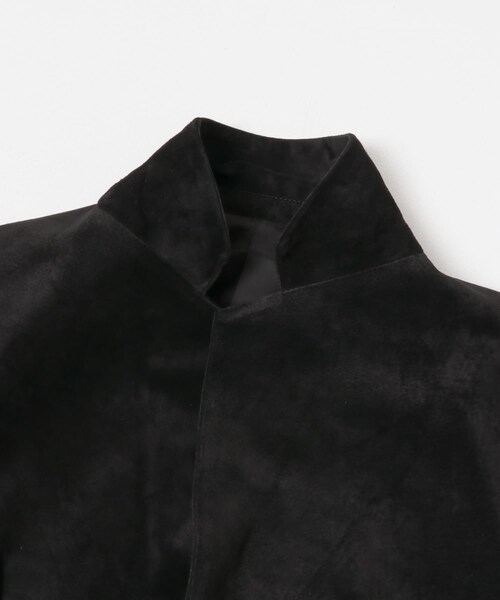 URBAN RESEARCH(アーバンリサーチ)の「semoh Suede Jacket(テーラードジャケット・メンズ・BLACK・2/3)」の7枚目の写真