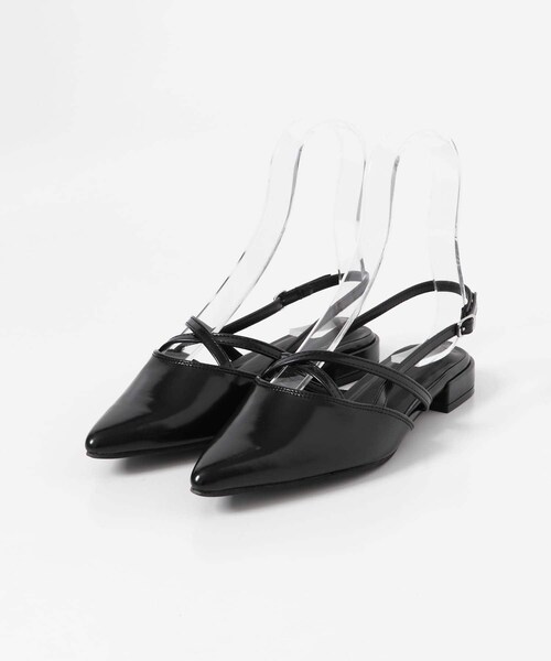 SENSE OF PLACE by URBAN RESEARCH(センスオブプレイスバイアーバンリサーチ)の「ポインテッドクロスベルトミュール(その他シューズ・レディース・BLACK/SILVER/RED・S/M/L)」の15枚目の写真