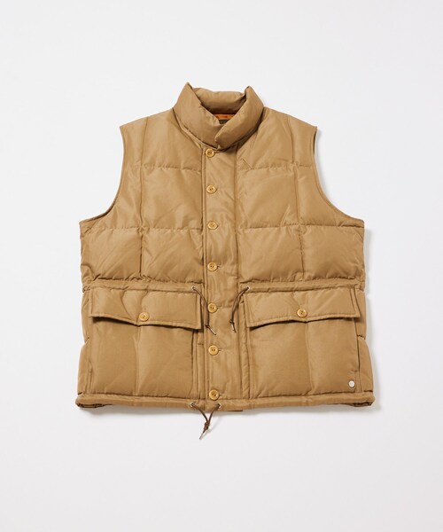 ADAM ET ROPE'（アダムエロペ）の「【Eddie Bauer / エディー・バウアー】Kara Koram Vest（ダウンベスト・メンズ・ベージュ/ブラック・M/XL/L）」の6枚目の写真