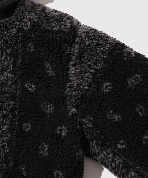 ADAM ET ROPE'(アダムエロペ)の「【NOMA RHYTHM TEXTILE/ノーマリズム テキスタイル】DYG Reversible Sherpa Hoody(パーカー・メンズ・ブラック・2/3)」の8枚目の写真