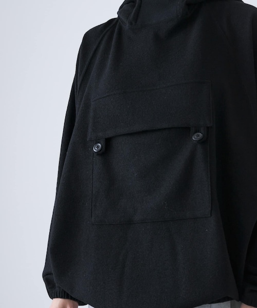 かぐれ（カグレ）の「HAVERSACK　バランサーミルドフーデットパーカー（パーカー・レディース・Black・2）」の12枚目の写真