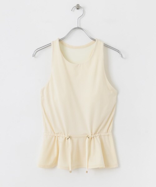 URBAN RESEARCH Sonny Label（アーバンリサーチサニーレーベル）の「SLAB　Peplum Bratop（タンクトップ・レディース・オフ/ブラック・S-M/M-L）」の5枚目の写真
