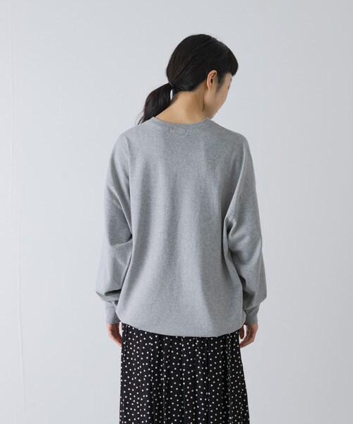 かぐれ（カグレ）の「コットンドロストヘムカットソー（Tシャツ/カットソー・レディース・BLACK/GRAY/OATMEAL・Free）」の14枚目の写真