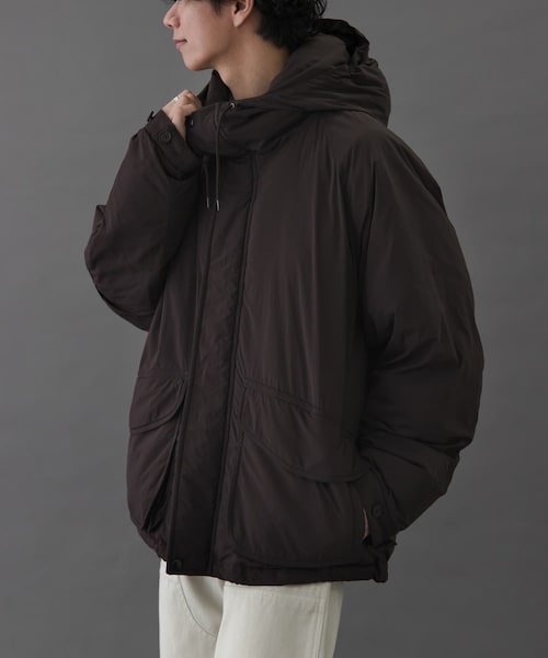 URBAN RESEARCH DOORS(アーバンリサーチドアーズ)の「FORK&SPOON SORONAフーディーブルゾン(ブルゾン・メンズ・BLACK/SAND/BROWN・4/5)」の2枚目の写真