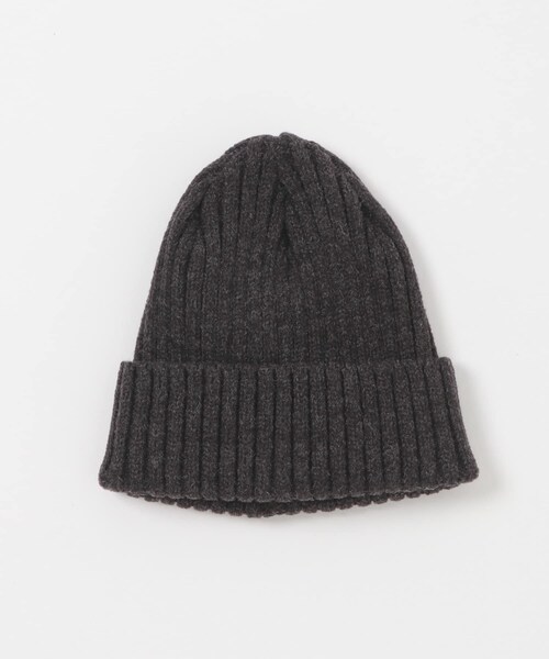 URBAN RESEARCH DOORS（アーバンリサーチドアーズ）の「WOOL MIX KNIT CAP（ニットキャップ/ビーニー・メンズ・BLACK/CHARCOAL/NAVY・-）」の2枚目の写真