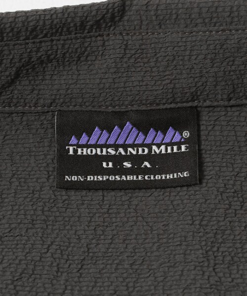 URBAN RESEARCH（アーバンリサーチ）の「『吸水速乾/UVカット』『別注』THOUSAND MILE×URBAN RESEARCH　WASHER CODE SHIRTS（シャツ/ブラウス・メンズ・BLACK/CHARCOAL/NAVY ST・S/M/L）」の19枚目の写真