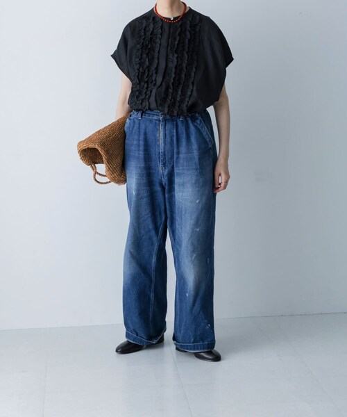 かぐれ（カグレ）の「ordinary fits　BELL PANTS（デニムパンツ・レディース・USED・28/30）」の12枚目の写真