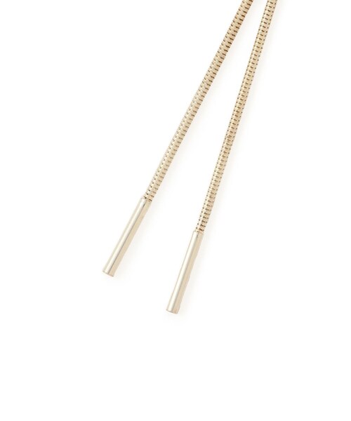 ADAM ET ROPE'(アダムエロペ)の「【EO(イオ)】Loop tie necklace(ネックレス・レディース・シルバー・F)」の9枚目の写真