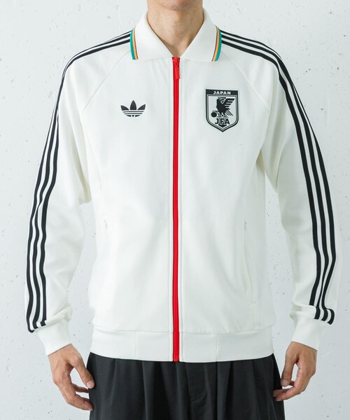 URBAN RESEARCH（アーバンリサーチ）の「adidas　サッカー日本代表 2026 アウェイ アンセムジャケット（テーラードジャケット・メンズ・オフホワイト・L/XL）」の4枚目の写真